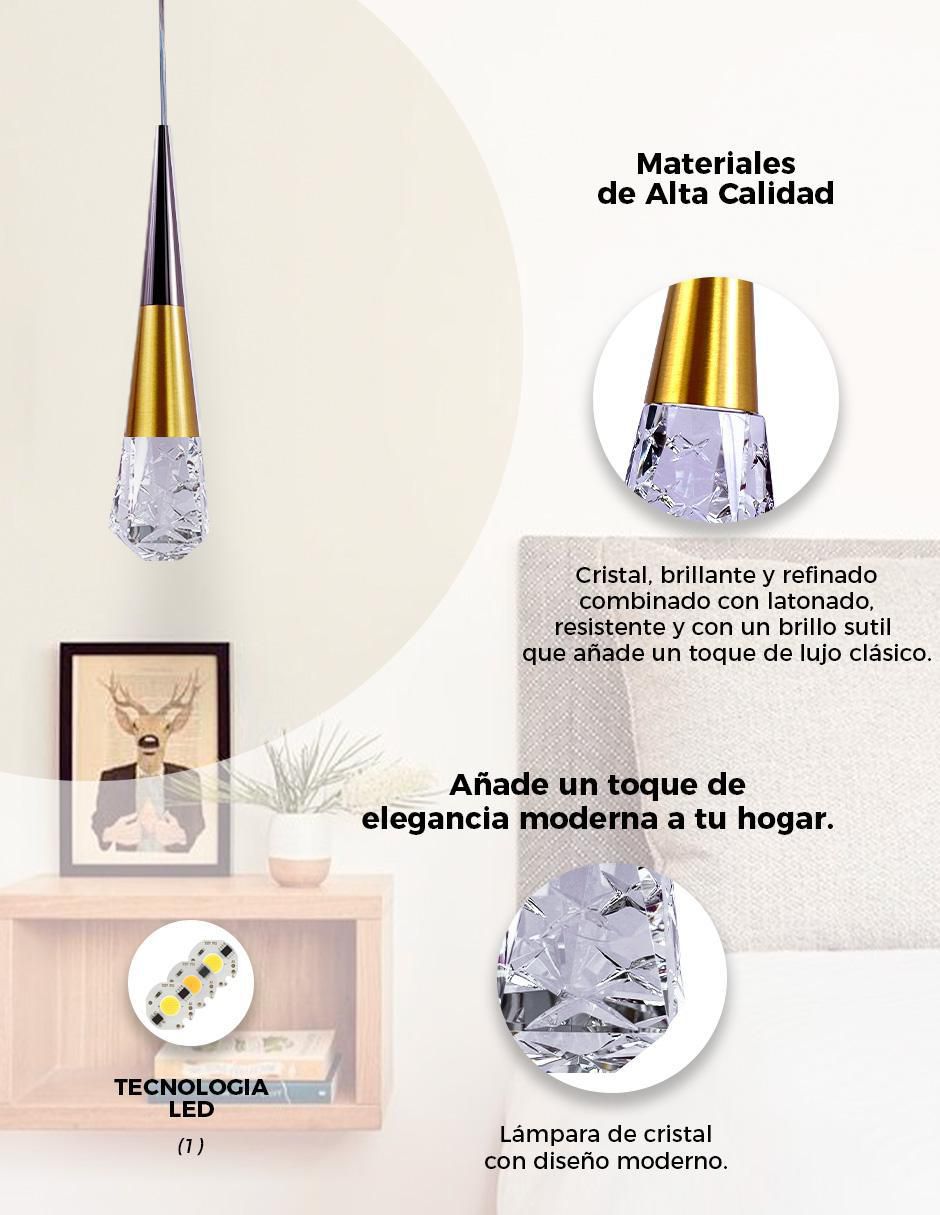 Lámpara colgante LED Gamalux 5
