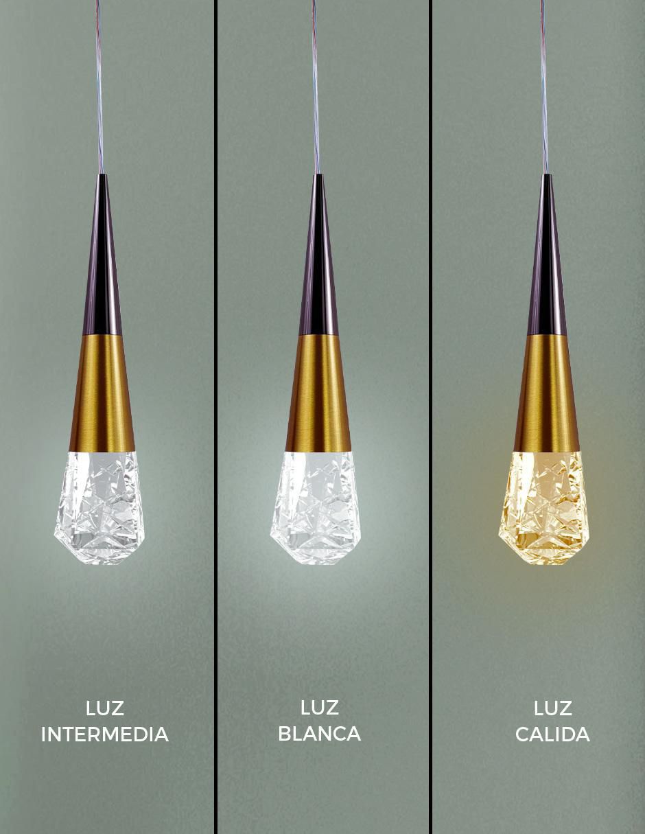 Lámpara colgante LED Gamalux 6