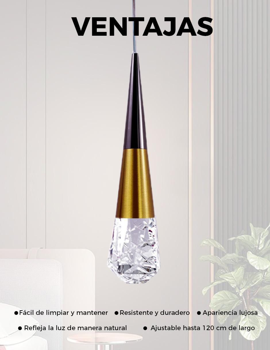 Lámpara colgante LED Gamalux 7