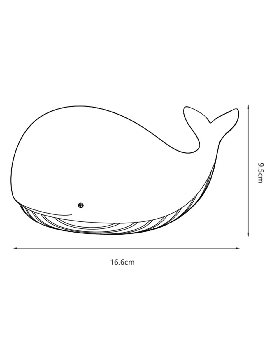 Lámpara decorativa LED Ballena 6