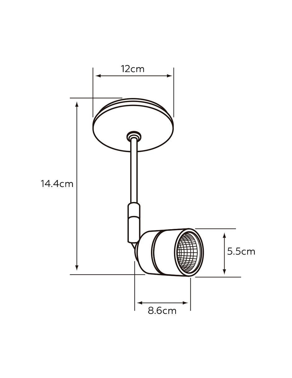Lámpara de techo led Caelum 4