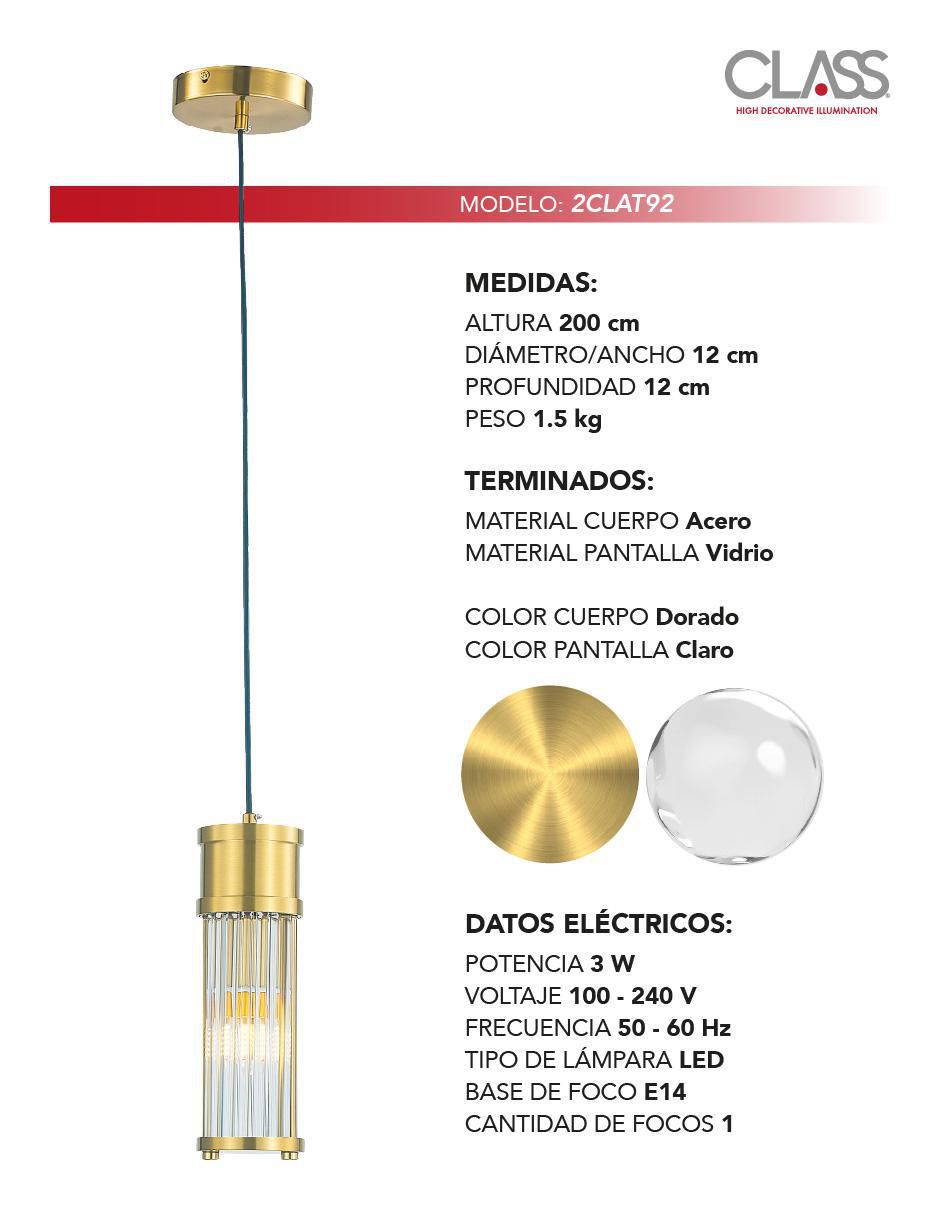Lámpara colgante LED Class 4