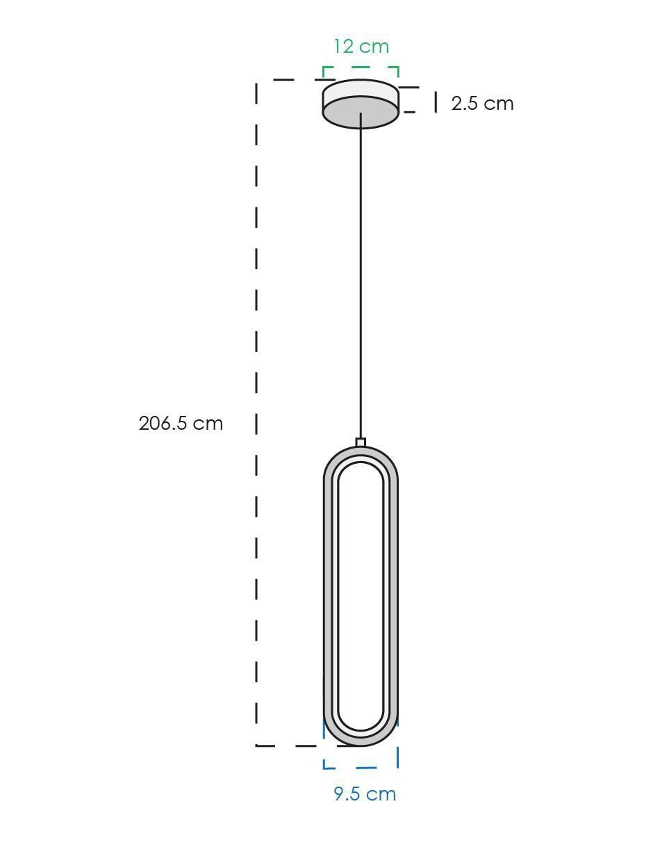 Lámpara colgante LED Class 5