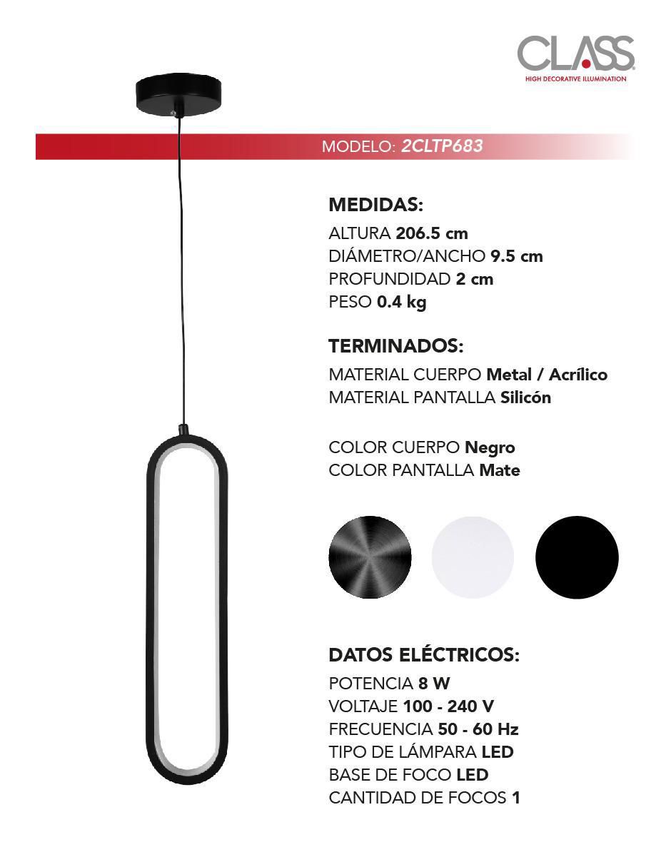 Lámpara colgante LED Class 4