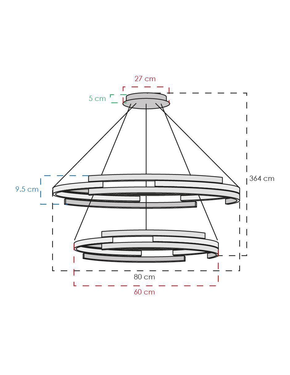 Lámpara colgante LED Class 5
