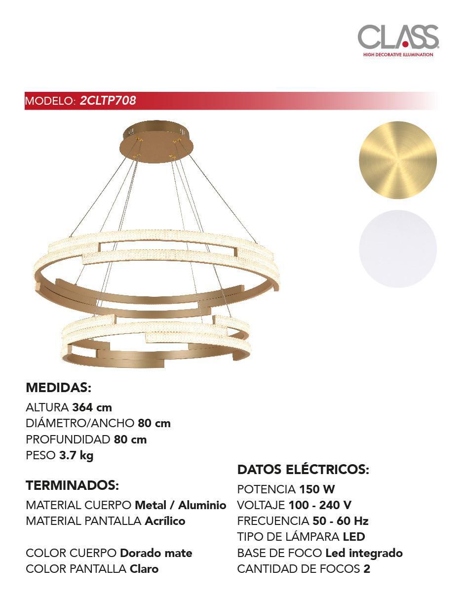 Lámpara colgante LED Class 4