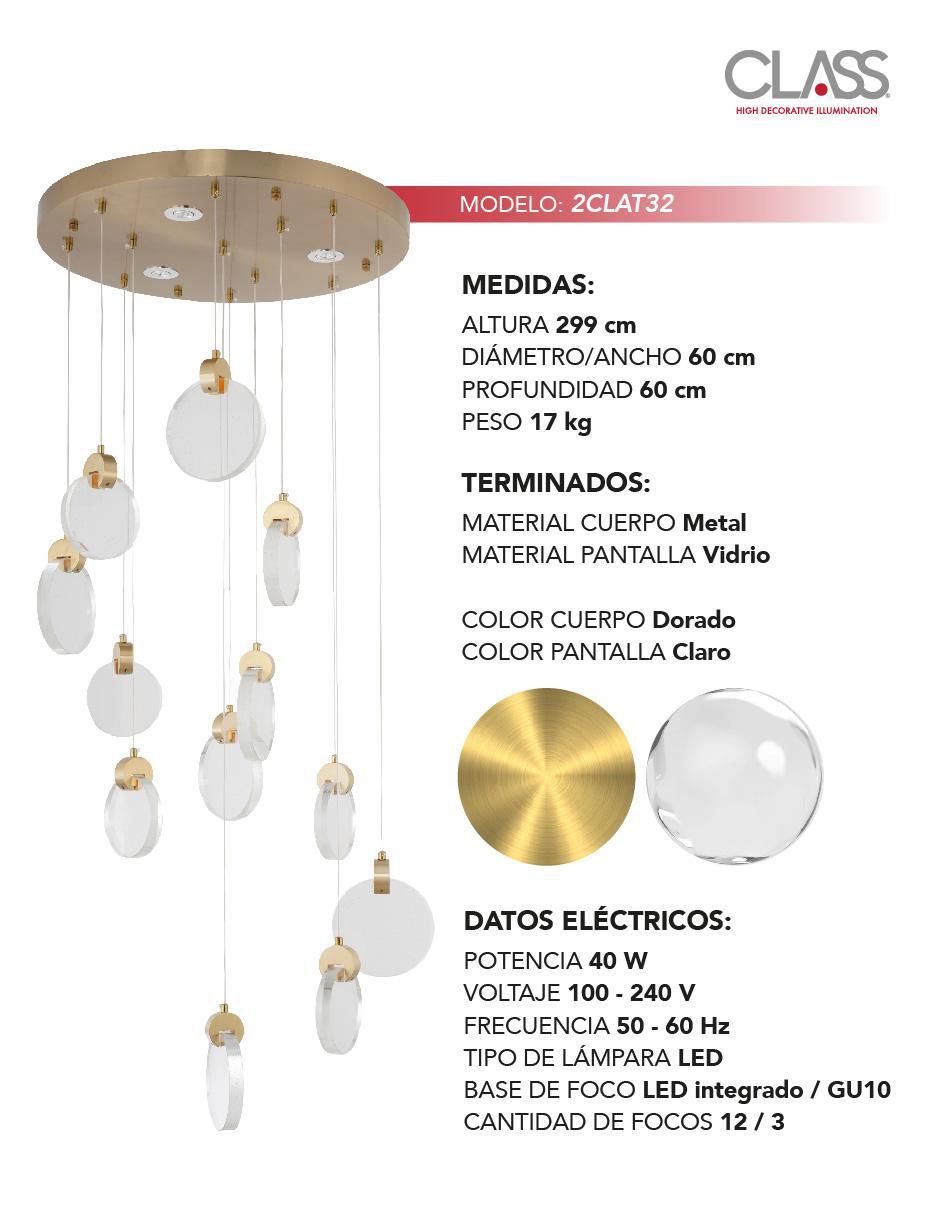 Lámpara colgante LED 5