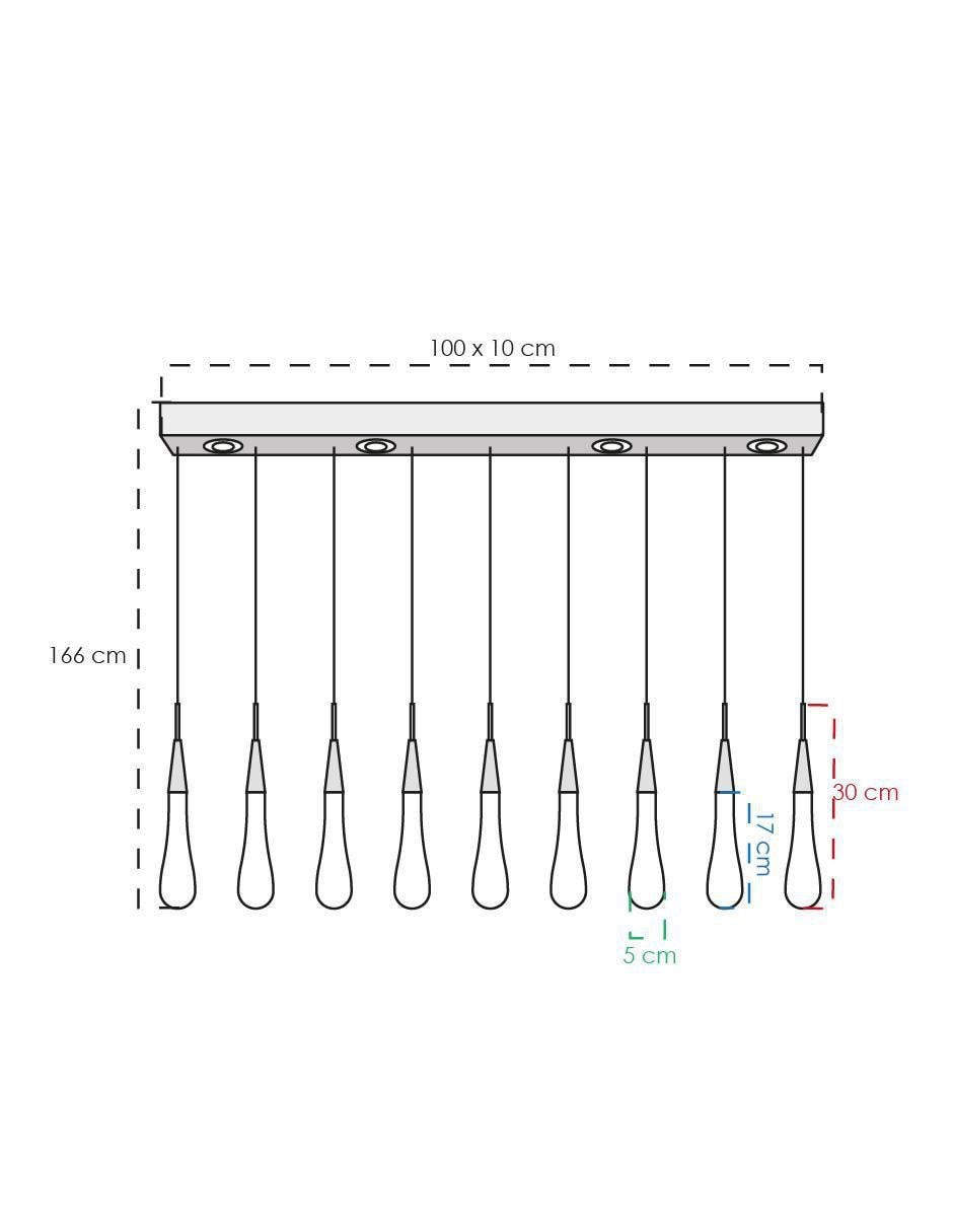 Lámpara colgante led 5
