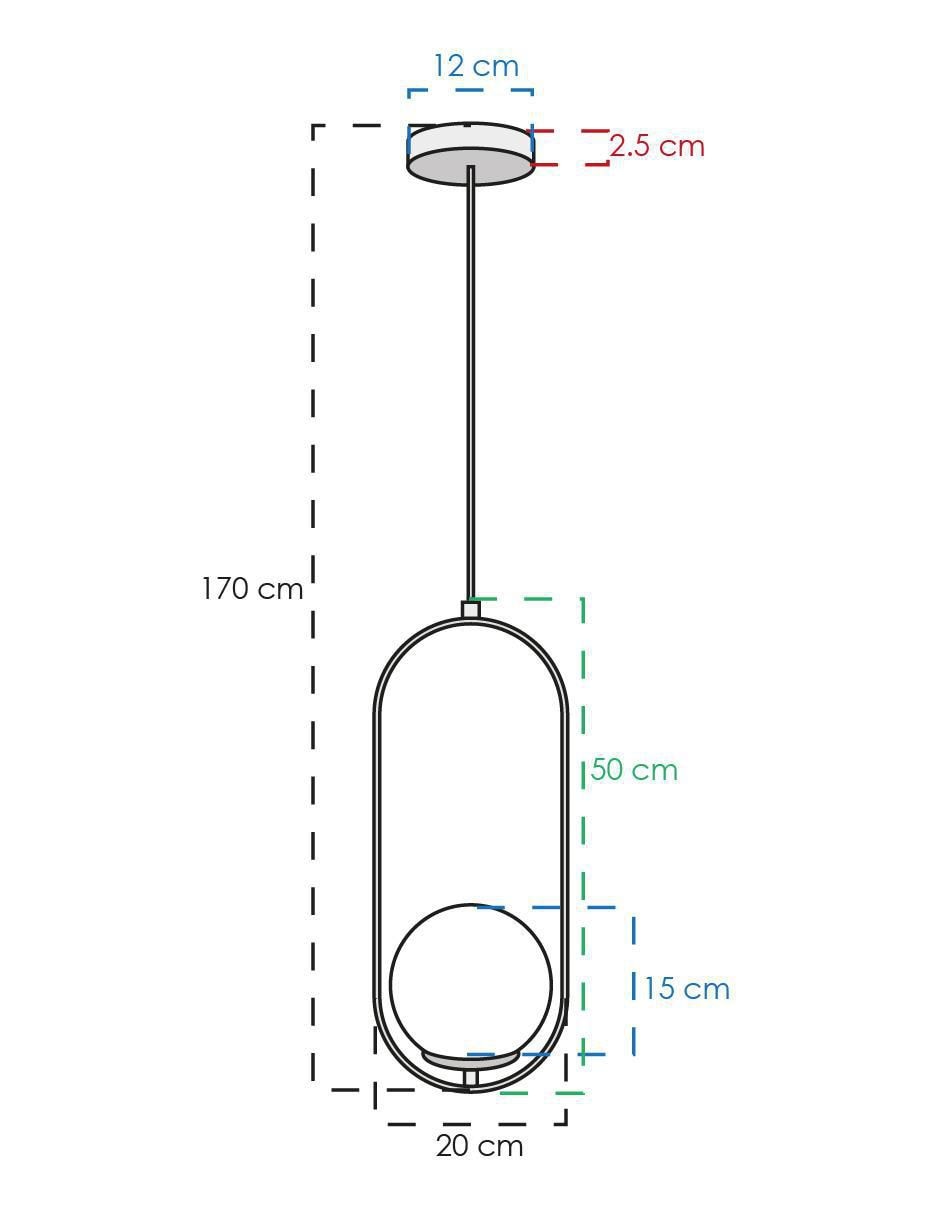 Lámpara colgante LED 5