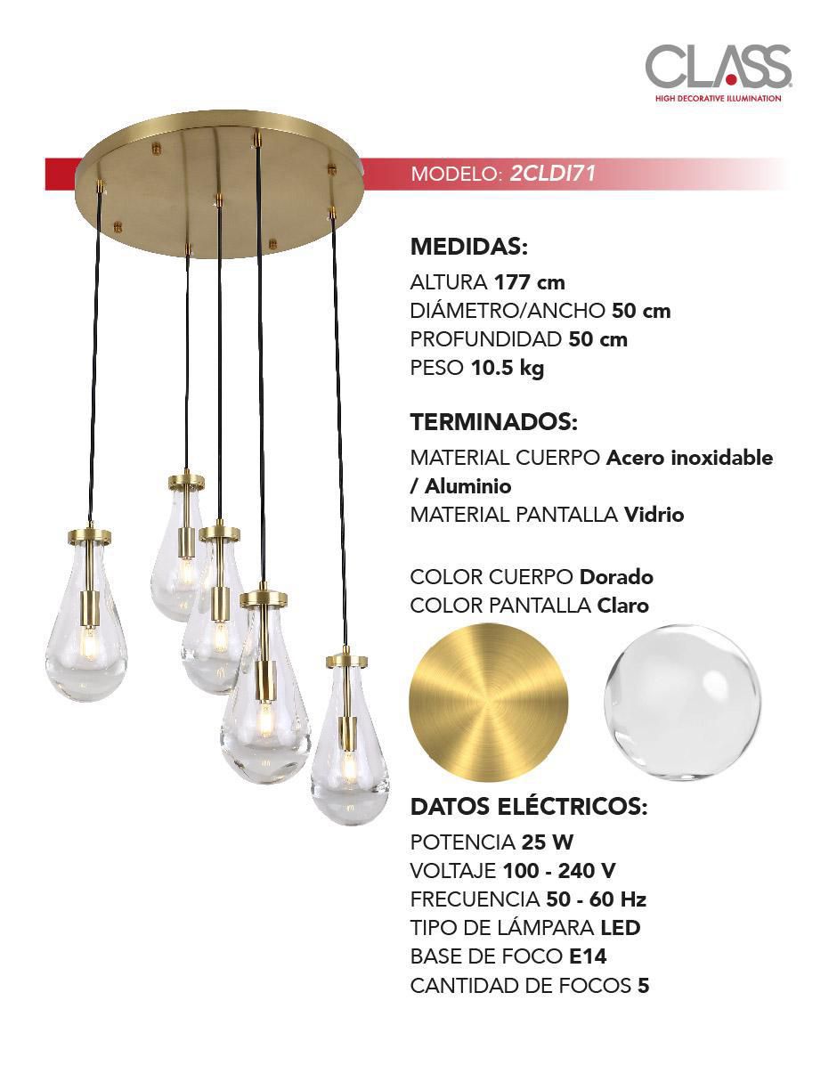 Lámpara colgante led 4