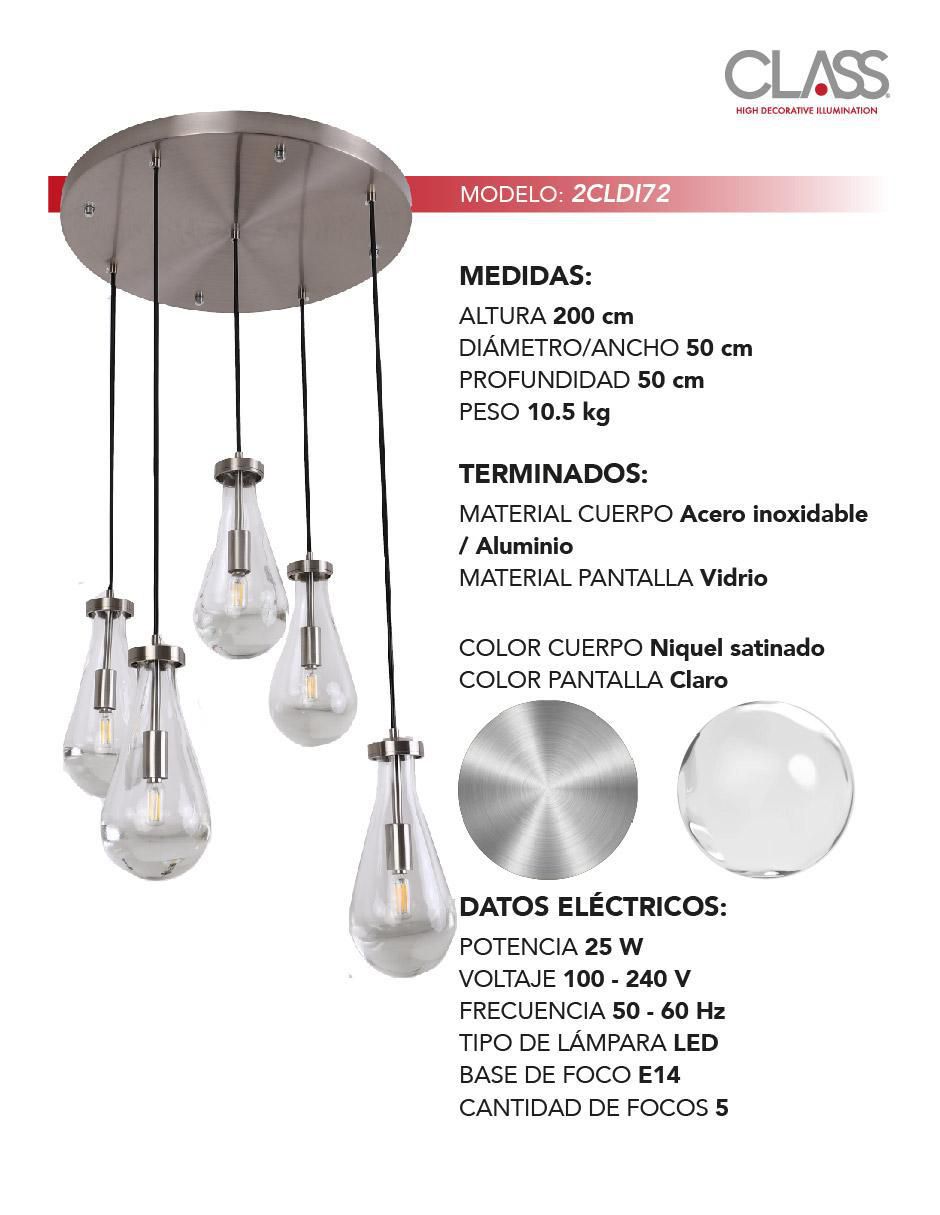 Lámpara colgante LED Class 4