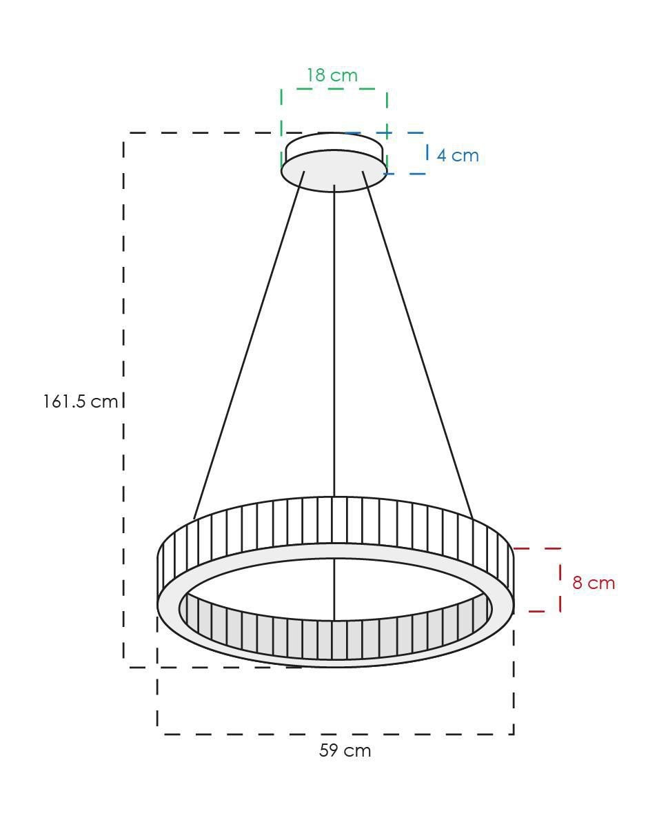Lámpara colgante led 5