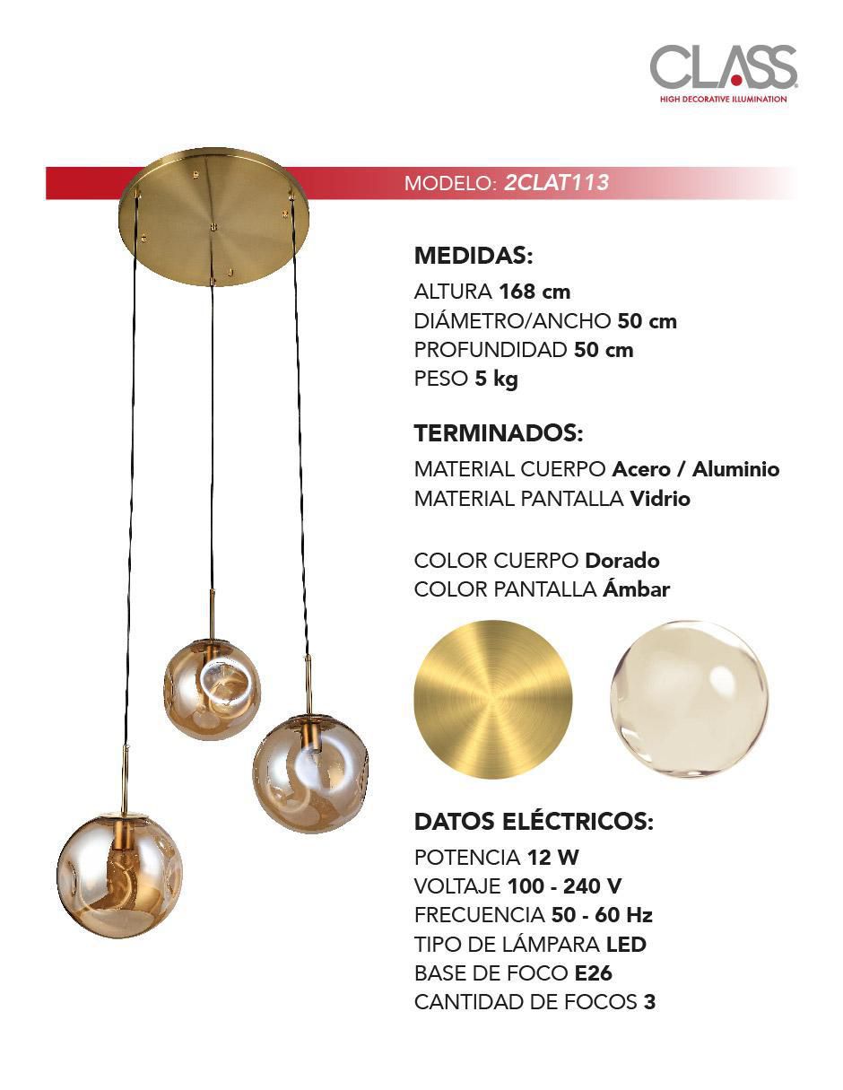 Lámpara colgante led 4