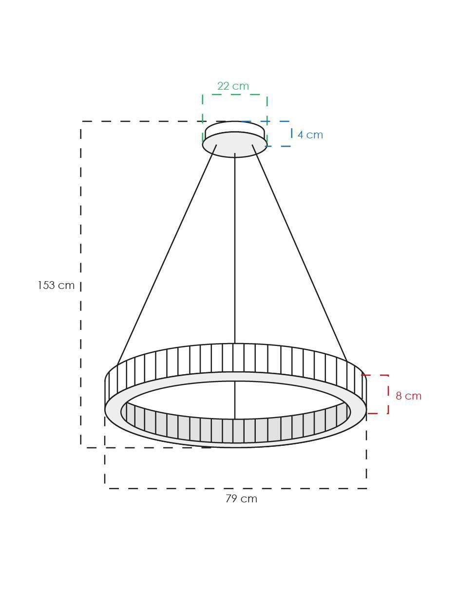 Lámpara colgante led 5