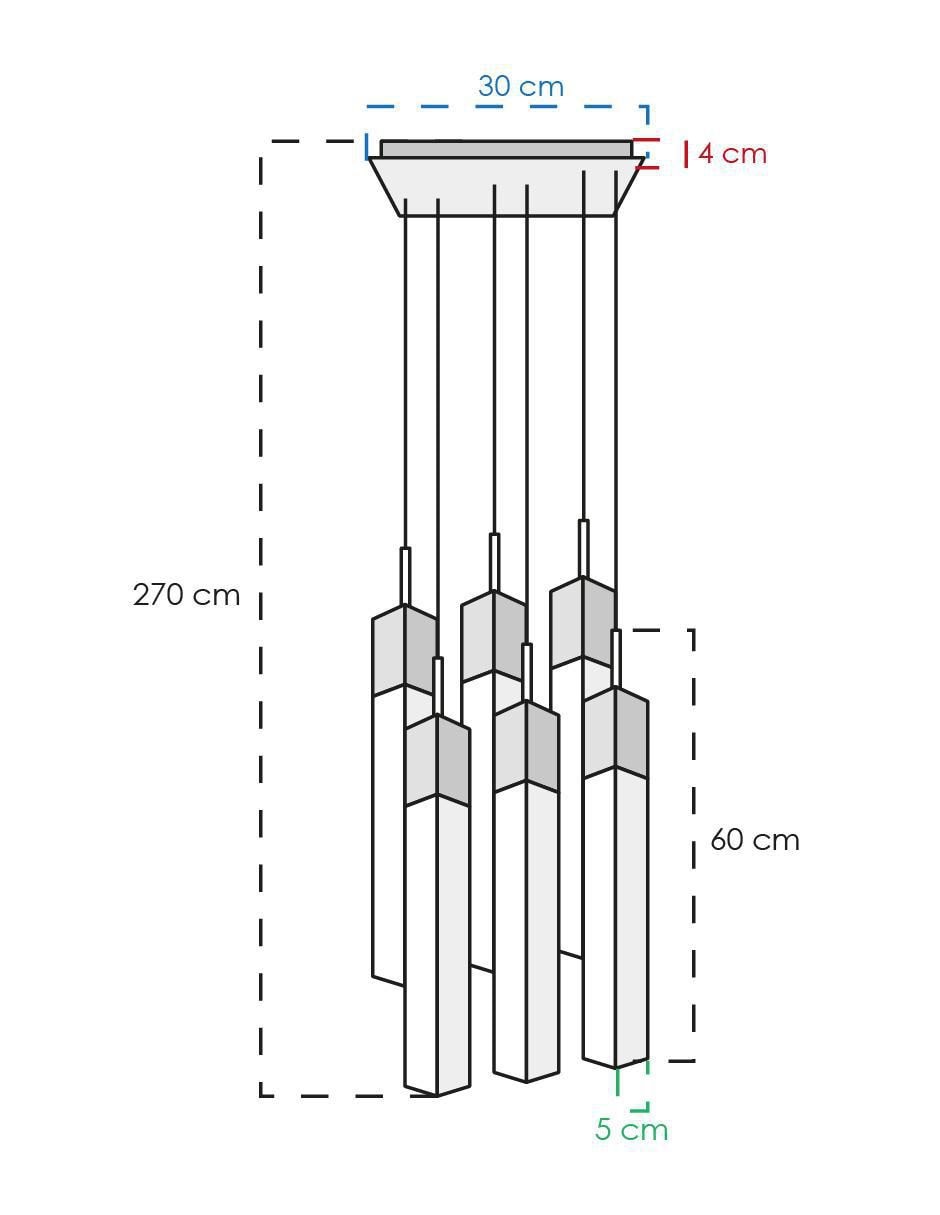 Lámpara colgante LED Class 5