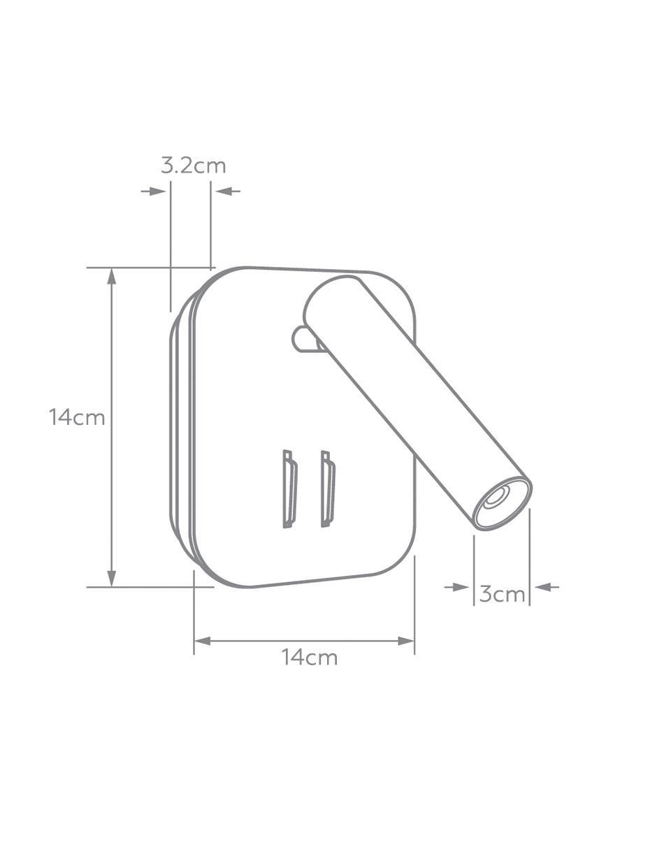 Lámpara de lectura LED Nika II 6