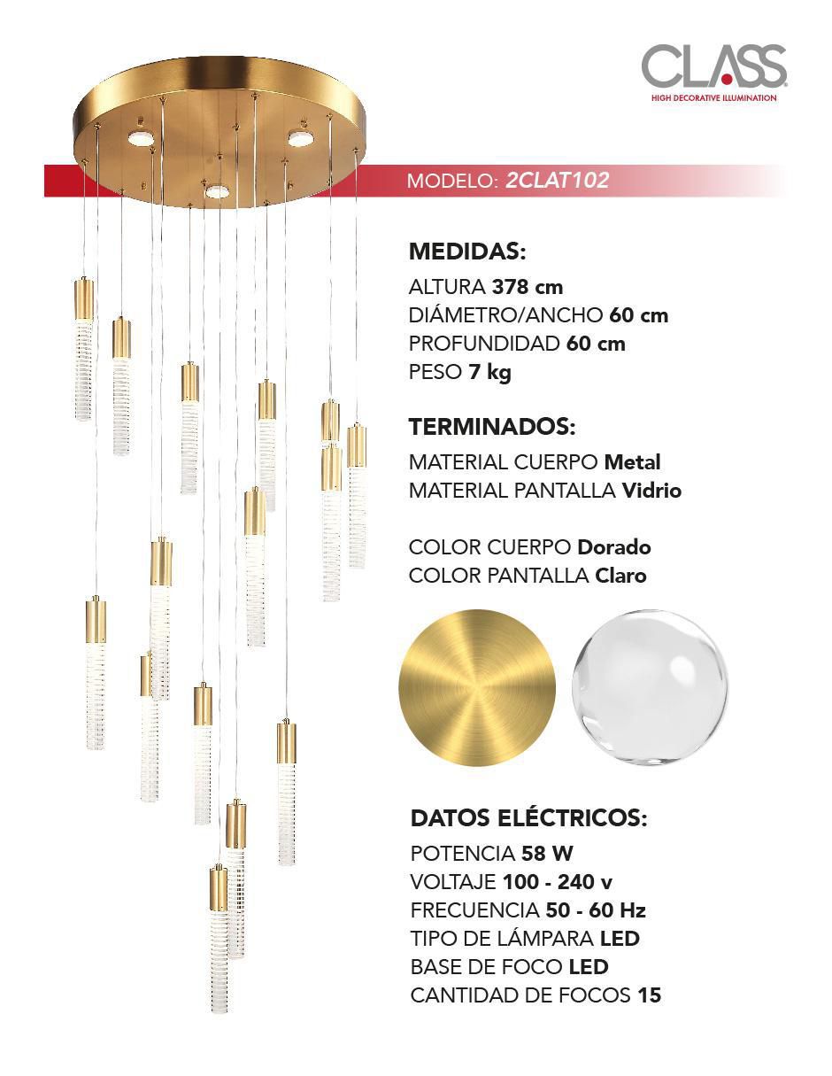 Lámpara colgante led 5
