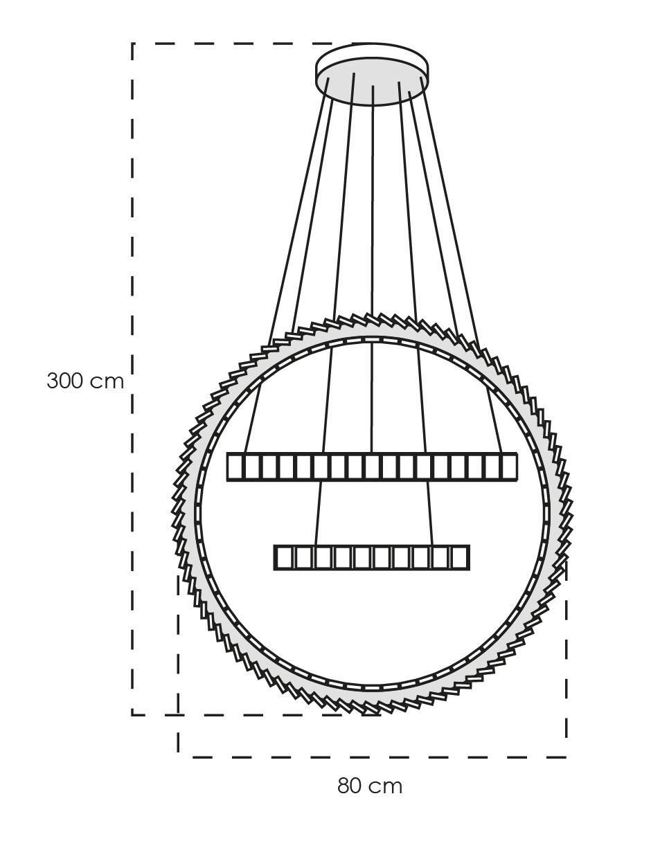 Lámpara colgante LED Class 5