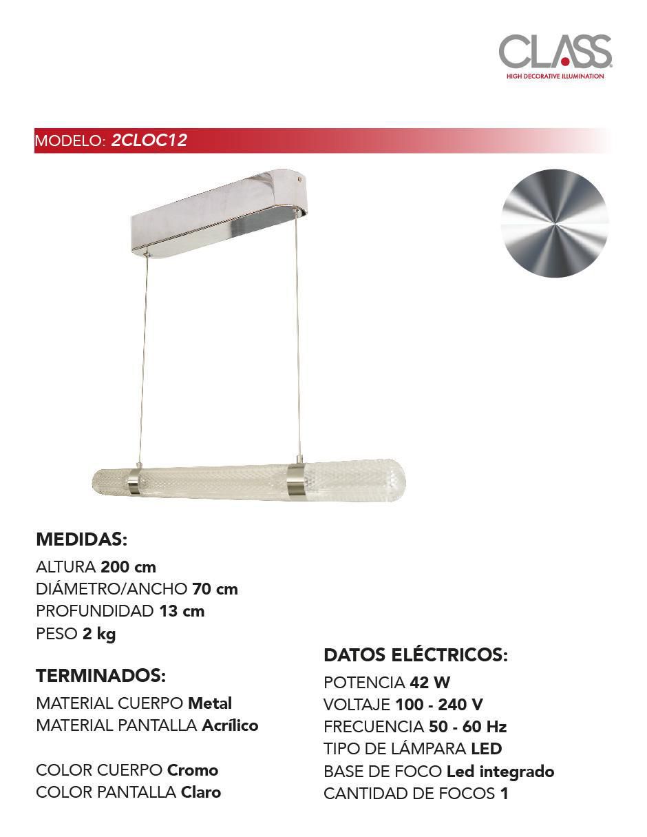 Lámpara colgante LED Class 2