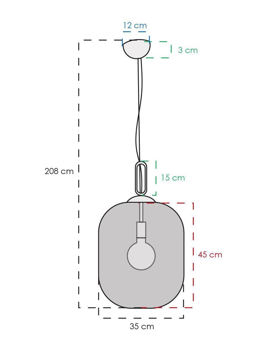 Lámpara colgante led 5