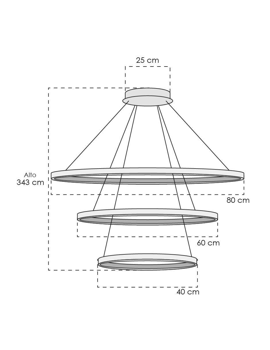 Lámpara colgante led 5