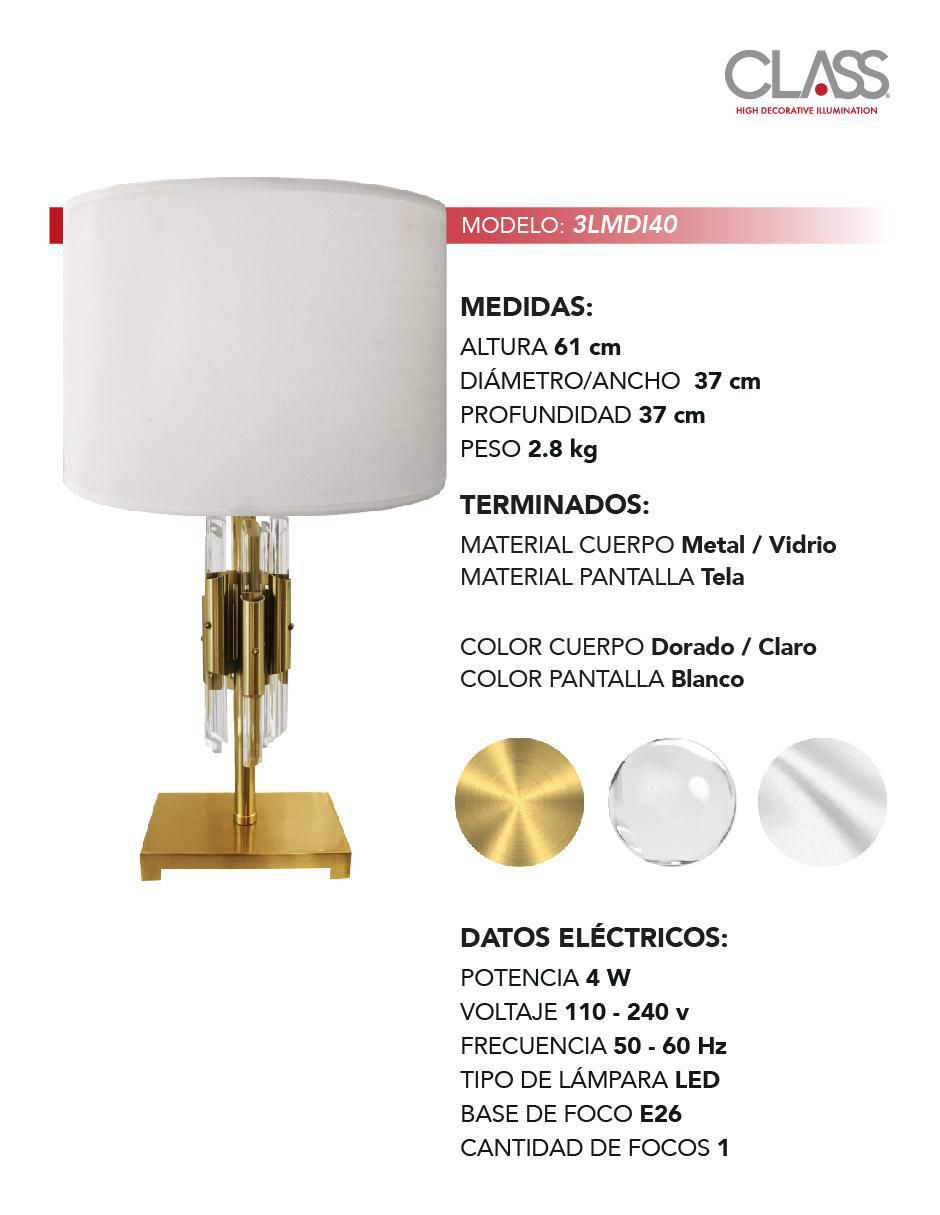 Lámpara de mesa LED Class 2