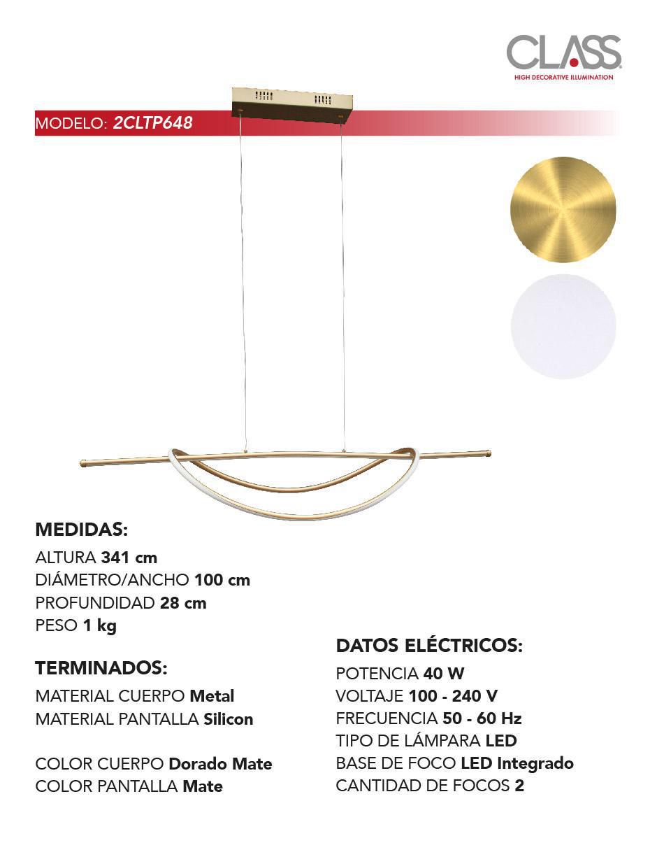 Lámpara colgante led 2