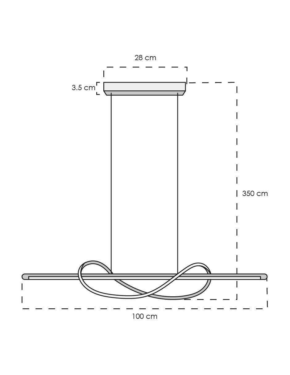 Lámpara colgante led 5