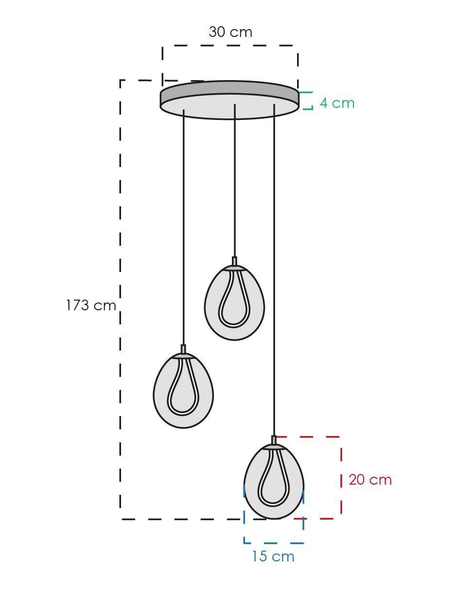 Lámpara colgante LED Class 5