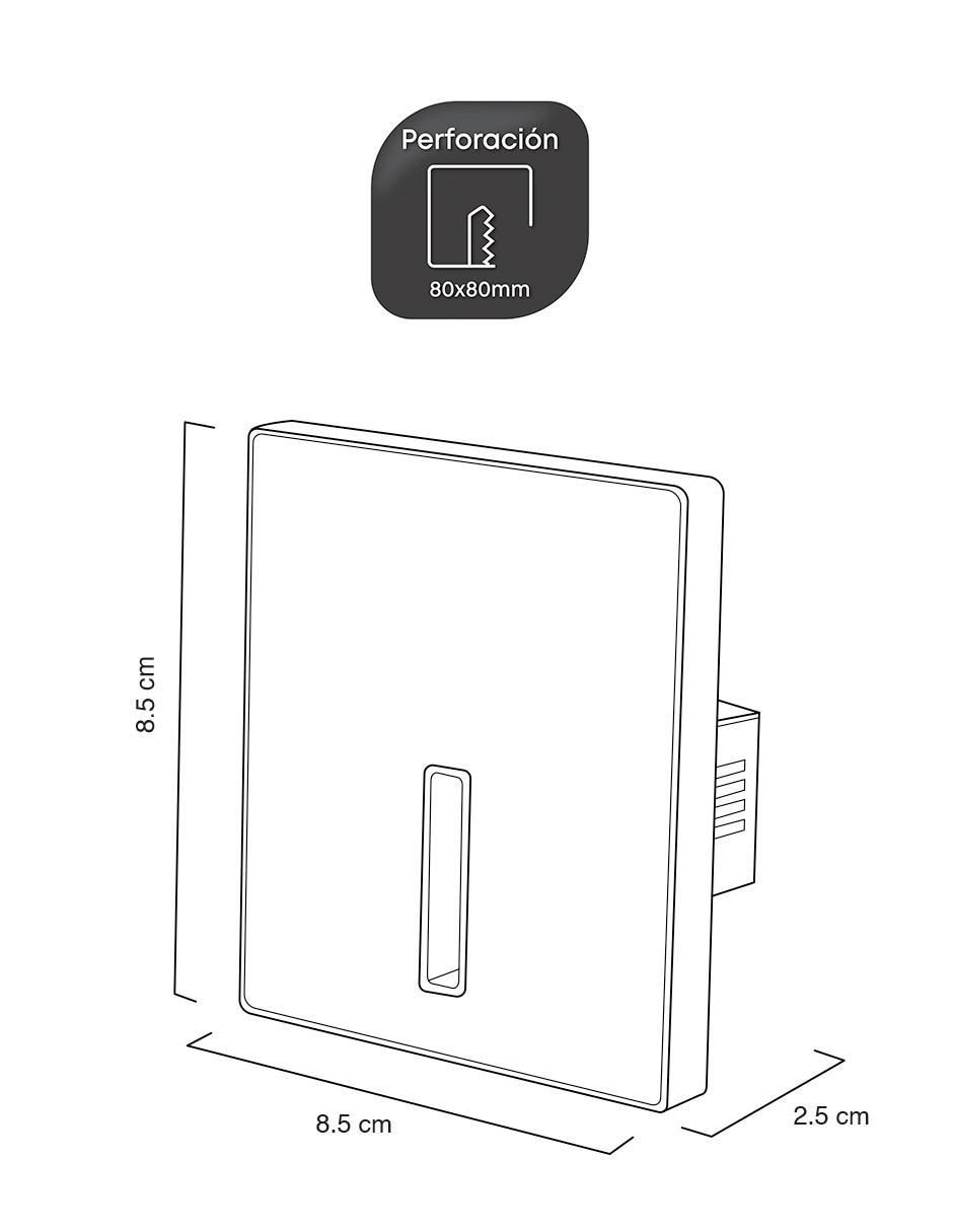Lámpara de pared Icon led