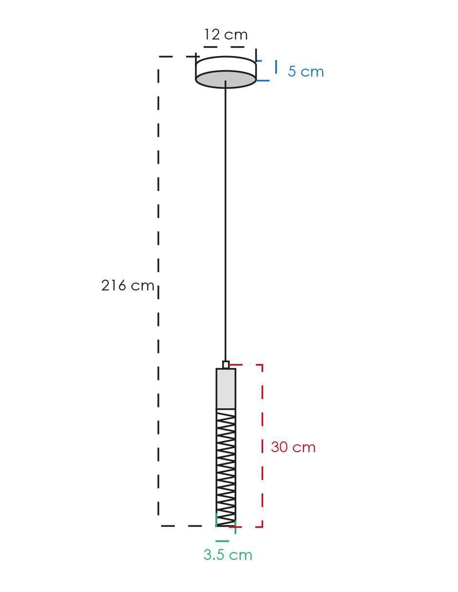 Lámpara colgante LED Class 5