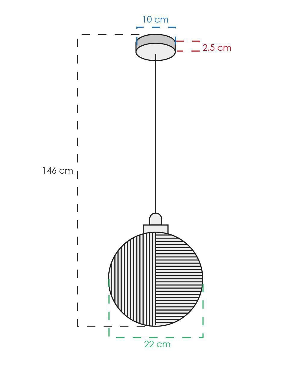 Lámpara colgante led 5
