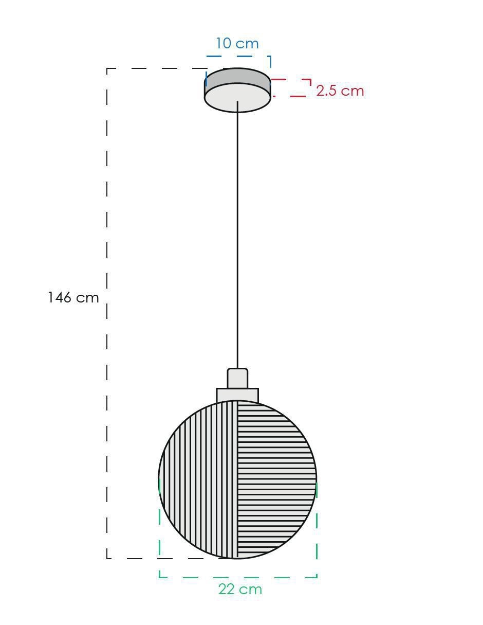 Lámpara colgante led 5
