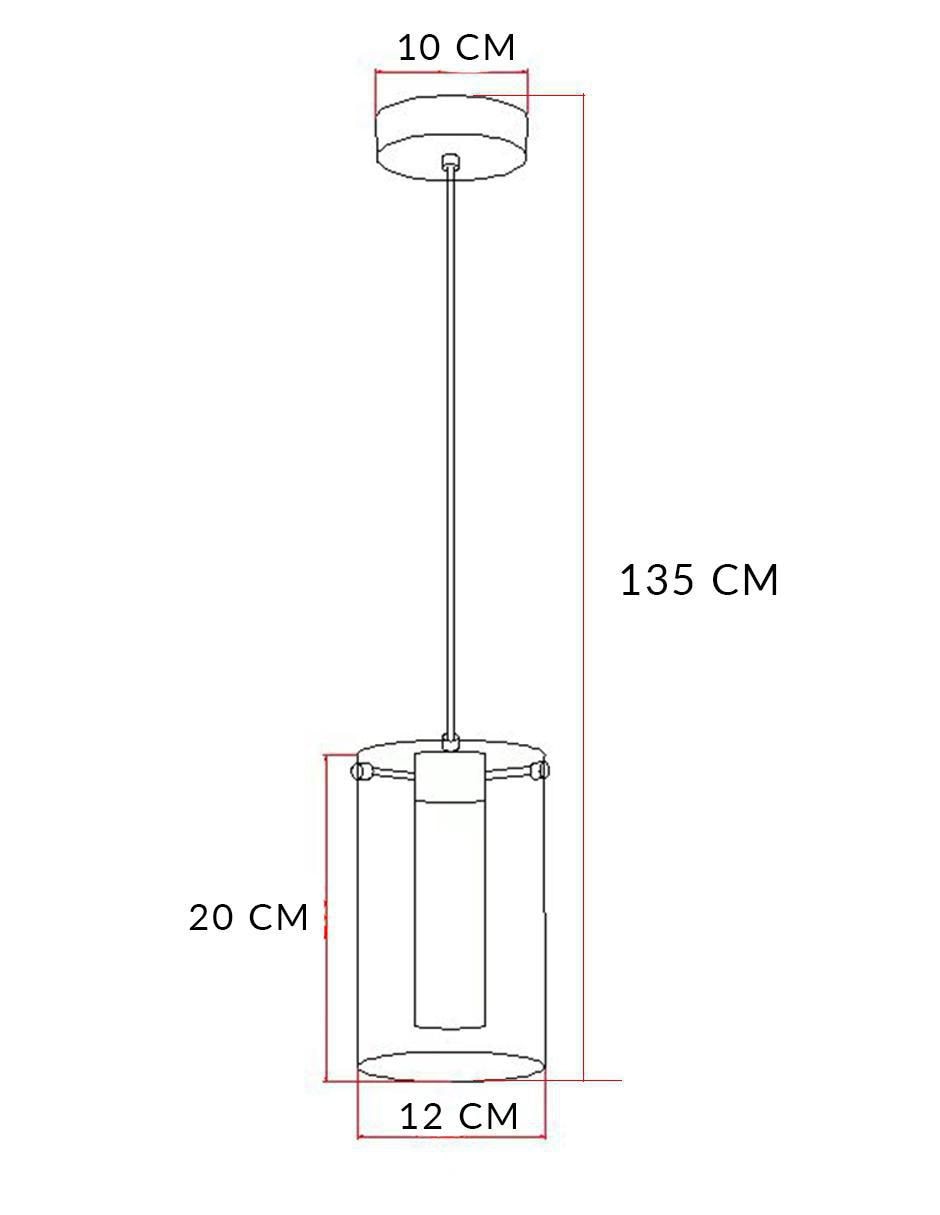 Lámpara colgante led Nice 4