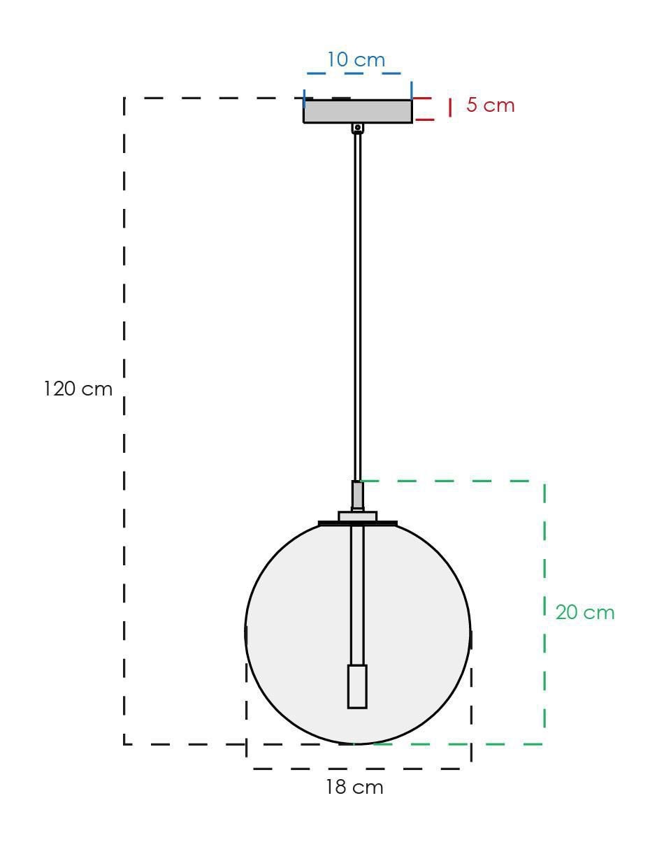 Lámpara colgante LED Class 5