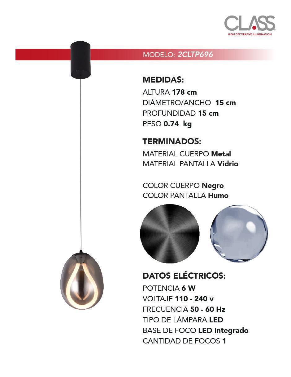 Lámpara colgante LED Class 2