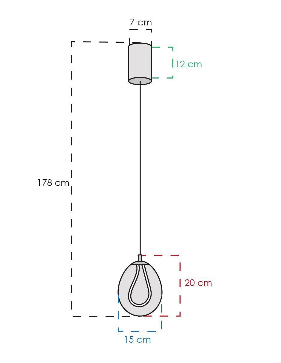 Lámpara colgante LED Class 5