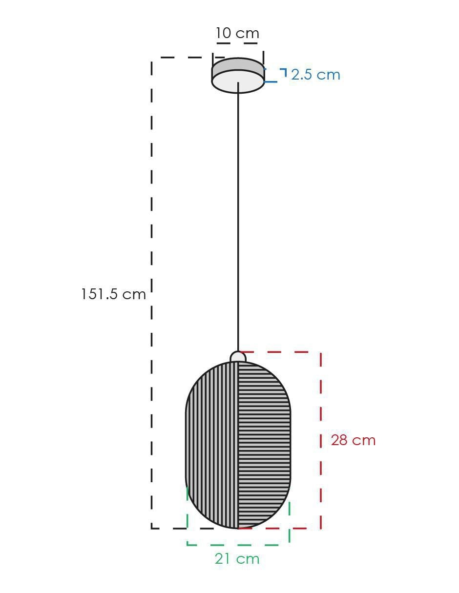Lámpara colgante led 5
