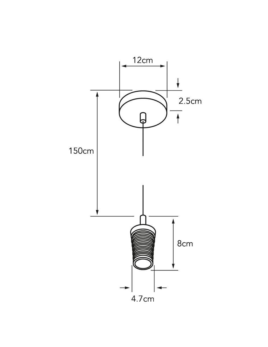 Lámpara colgante led 5