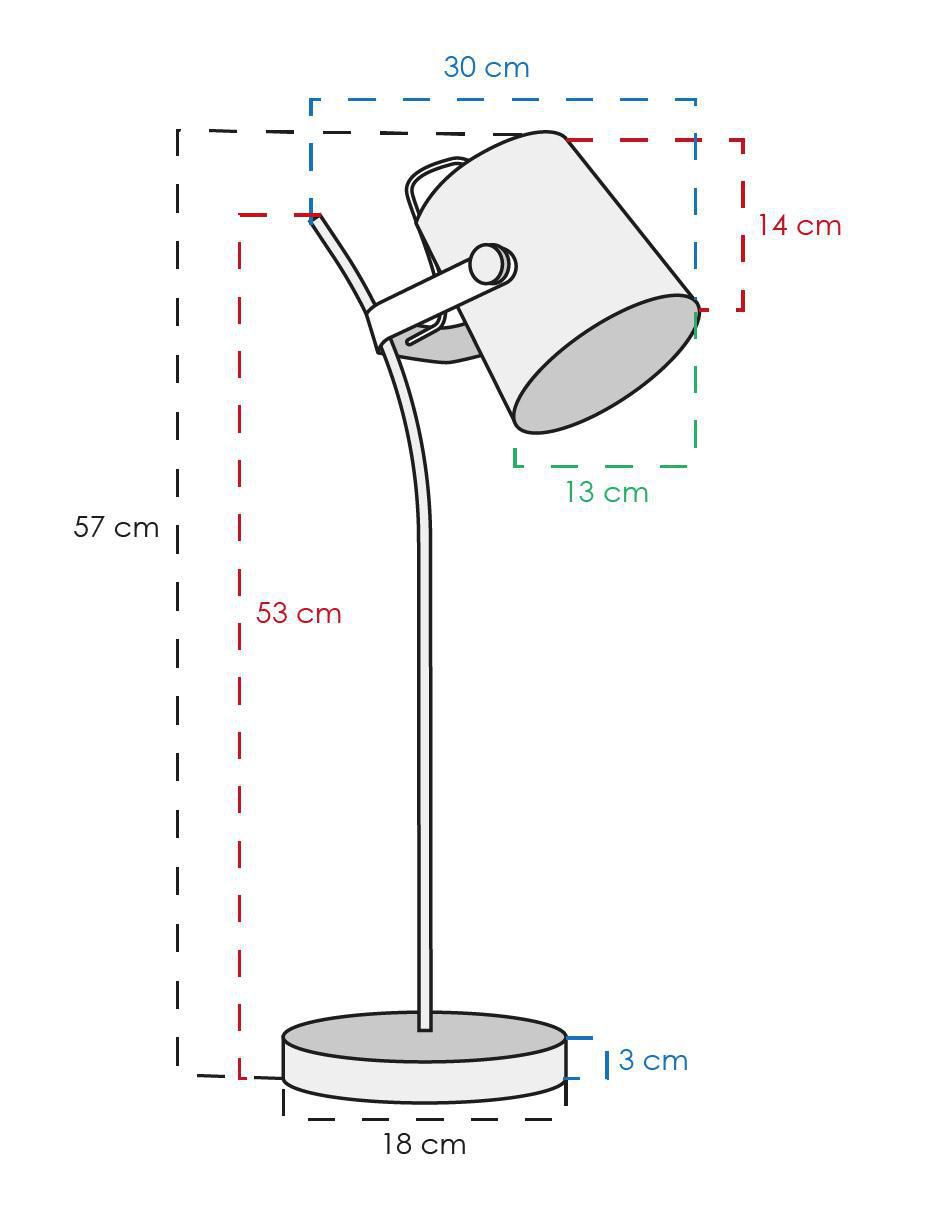 Lámpara de mesa LED Class 5