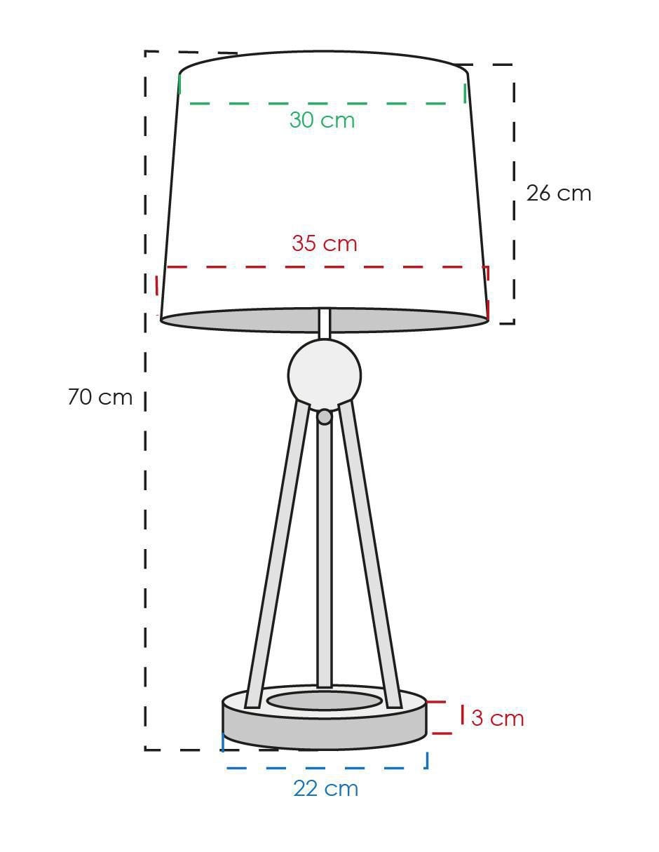 Lámpara de mesa LED Class 2