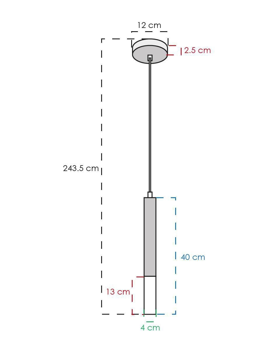 Lámpara colgante LED Class 5