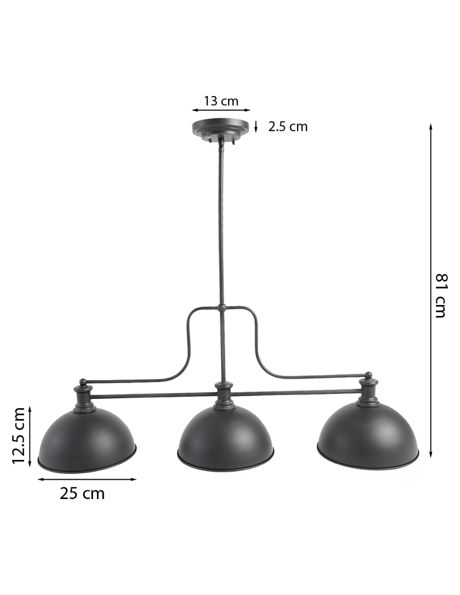 Lámpara colgante led Barney 7