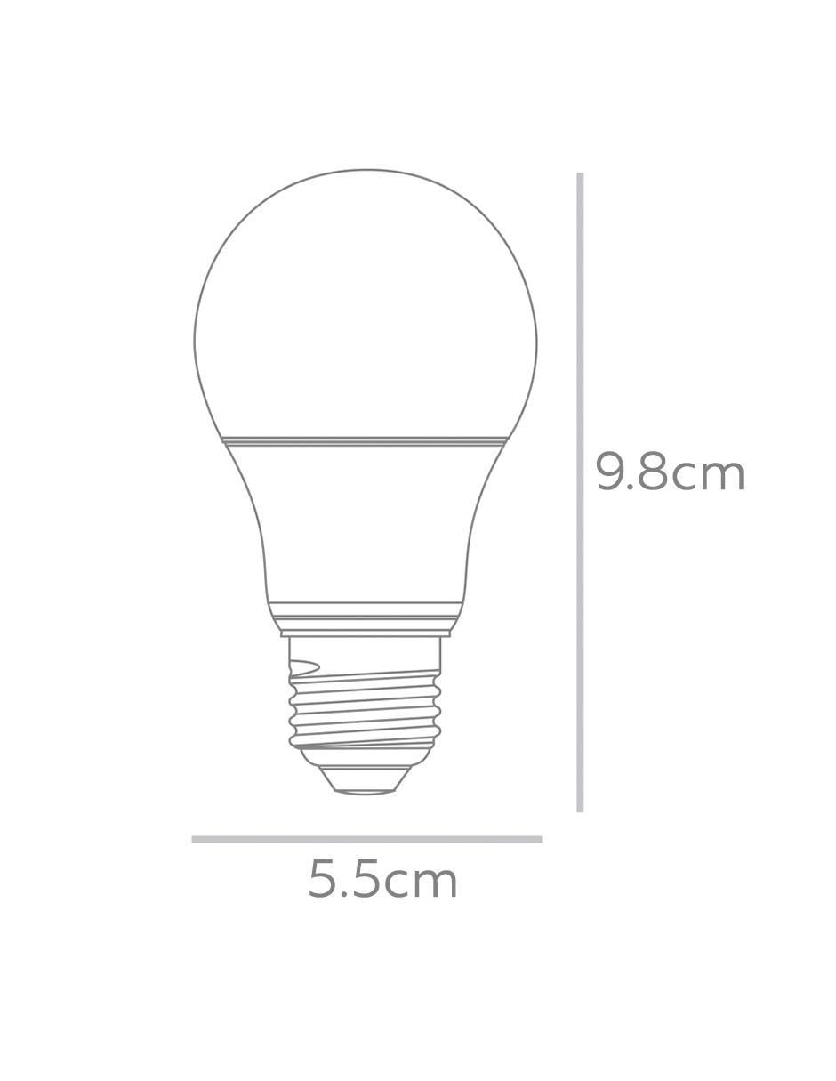 Foco LED 8 W de consumo y de iluminación 800 lúmenes