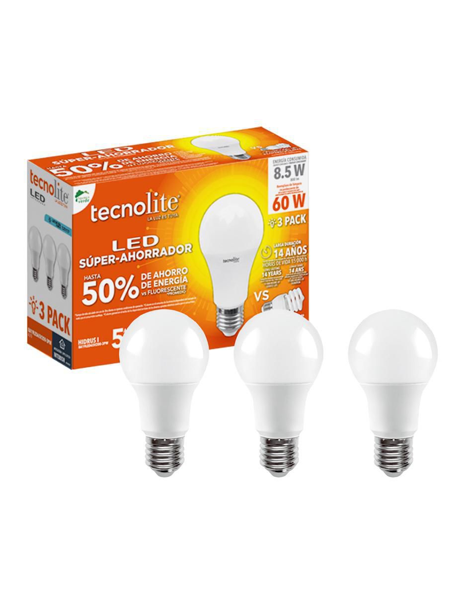 Foco LED 8 W de consumo y de iluminación 800 lúmenes