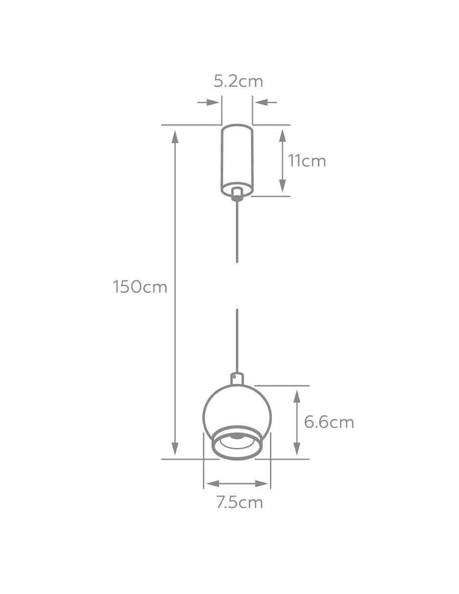 Lámpara colgante Tecnolite led