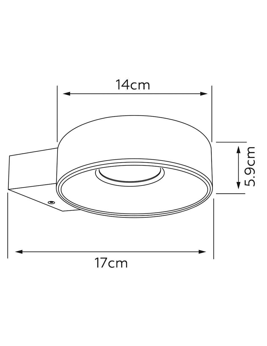 Arbotante LED Aachen II 5