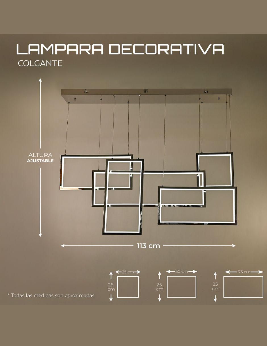 Lámpara colgante La Luz De Victoria led