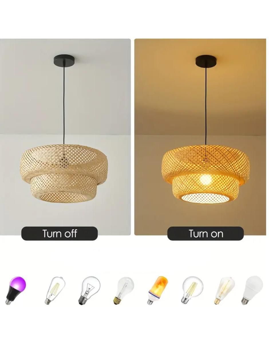 Lámpara colgante Incandescente y LED 4