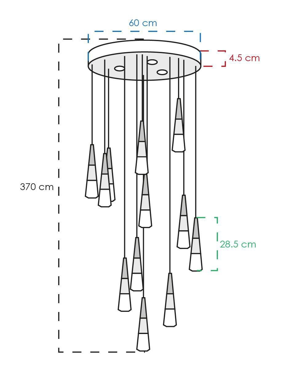 Lámpara colgante LED Class 5